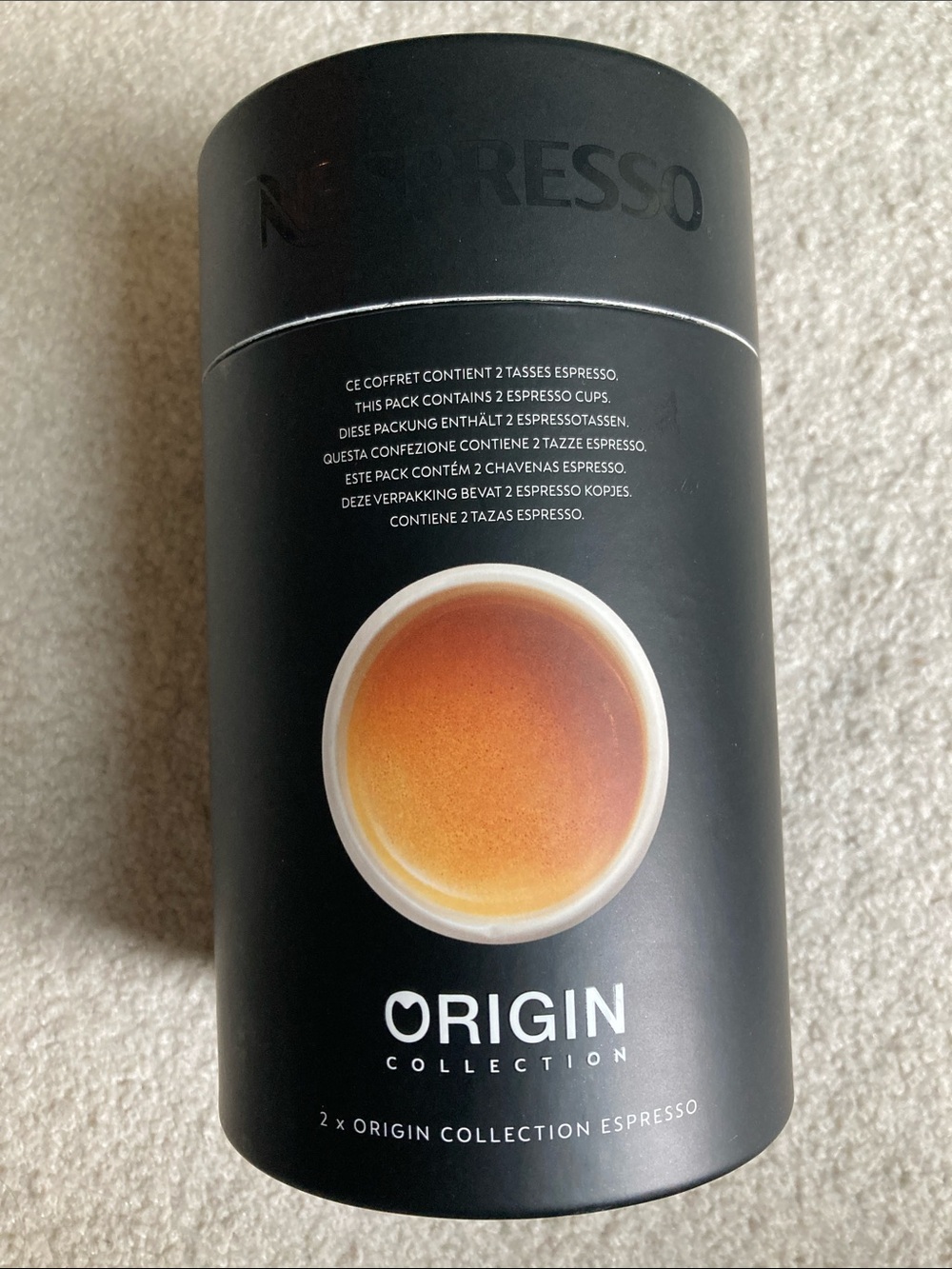 Nespresso 2 origin collection espresso cups